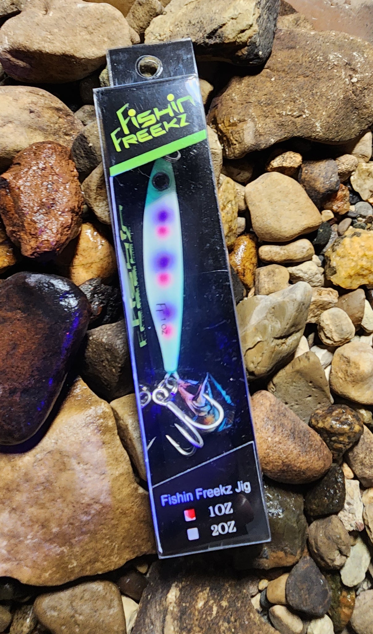 Fishin Freekz 1/16 oz 3xxx Fishing Hook Super Glow Jigs - SteelheadStuff  Float and Fly Gear
