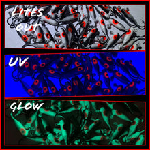 Load image into Gallery viewer, Fishin Freekz 1/16 oz 3xxx Hook Super Glow Jigs
