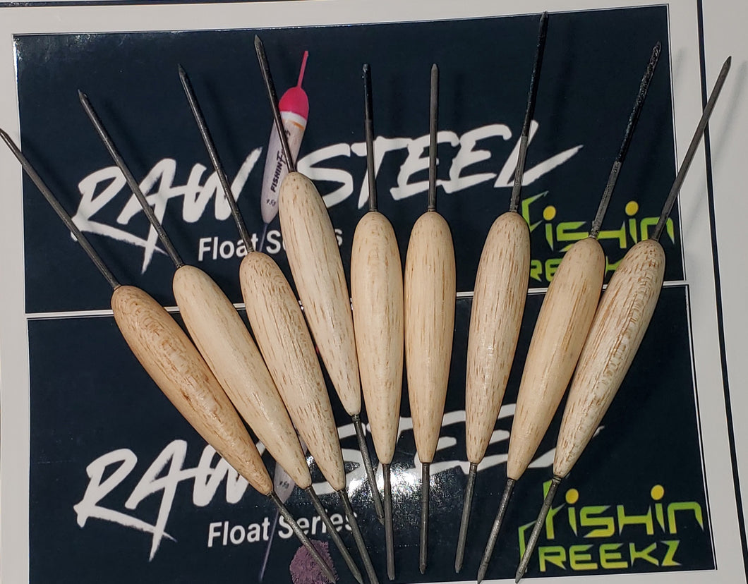Fishin Freekz Raw Steel Float Blanks